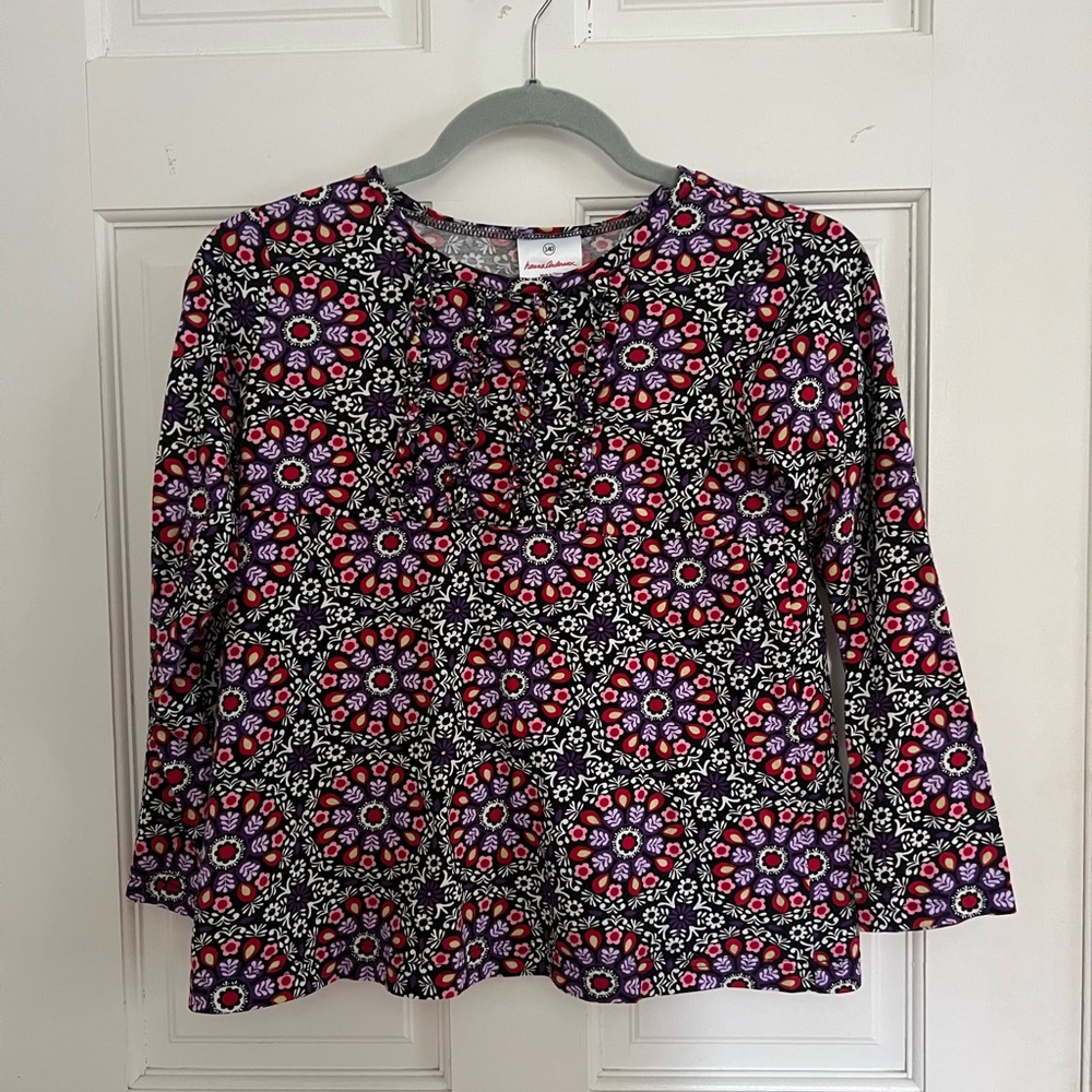 Hanna Andersson Multicolor Floral Long Sleeve Top